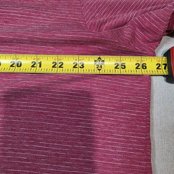 Travis Mathew Mens Size XXXL Golf Polo Shirt The Heater Polo Series Red Striped - Picture 6 of 7